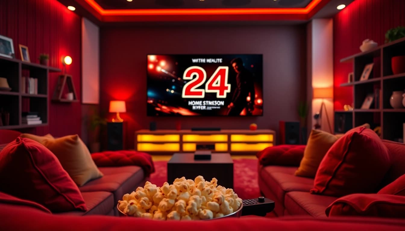 สัมผัสประสบการณ์ เว็บดูหนังออนไลน์ฟรี 24 ชั่วโมง กลางคืนในโรงภาพยนตร์ที่บ้าน พร้อมขนมขบเคี้ยว