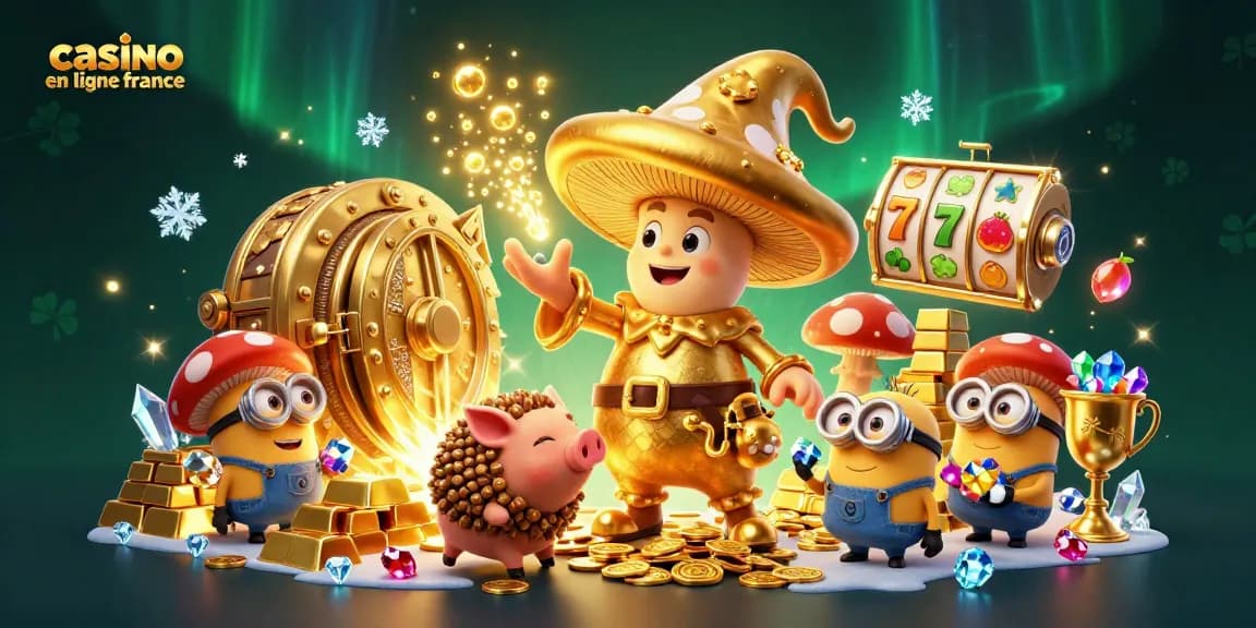 Gagnez des trésors dans un casino en ligne France avec un wizard et son cochon magique!