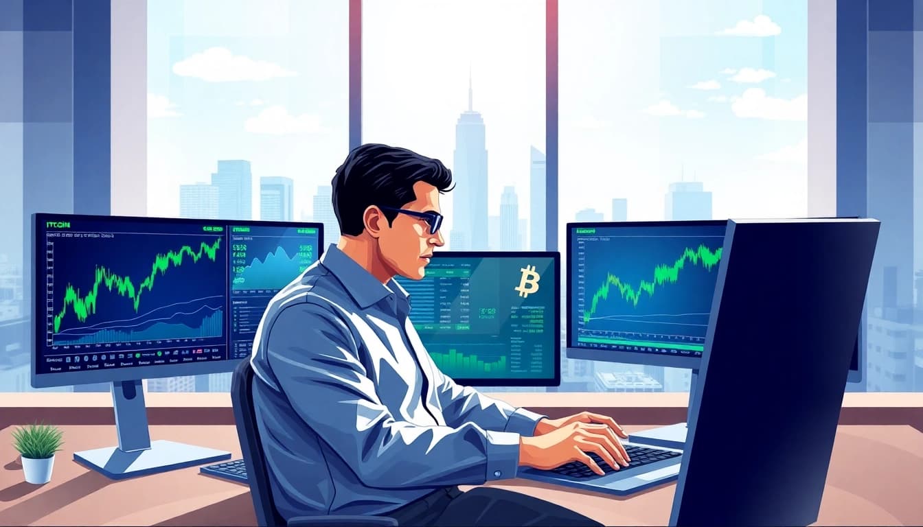 Comprendre bitcoin dans un environnement professionnel moderne avec des graphiques et des données.