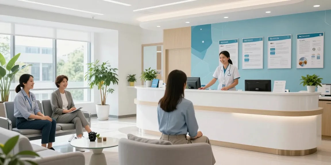 Hair transplant Istanbul clinic consultation with healthcare providers in a professional and welcoming medical environment.