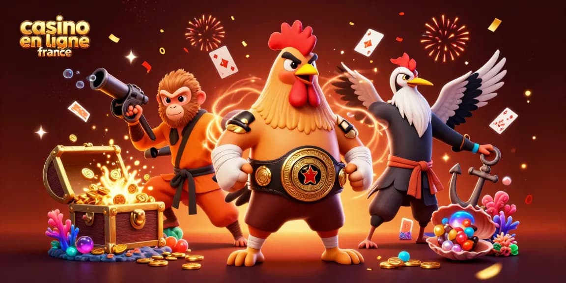 Vivez l'adrénaline du casino en ligne France avec des personnages animés et des trésors éblouissants.