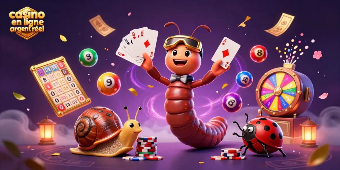Visualisez la magie des jeux de casino en ligne argent réel avec des personnages animés et des éléments dynamiques.