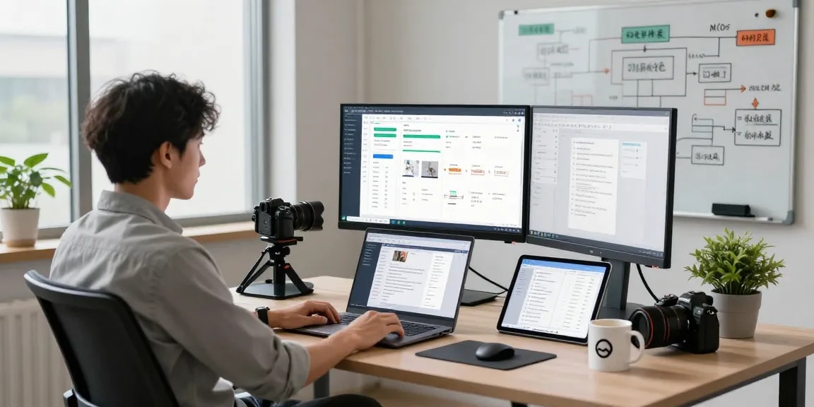 Content moderation workspace showcasing an ai detector in action with data metrics and analysis tools.