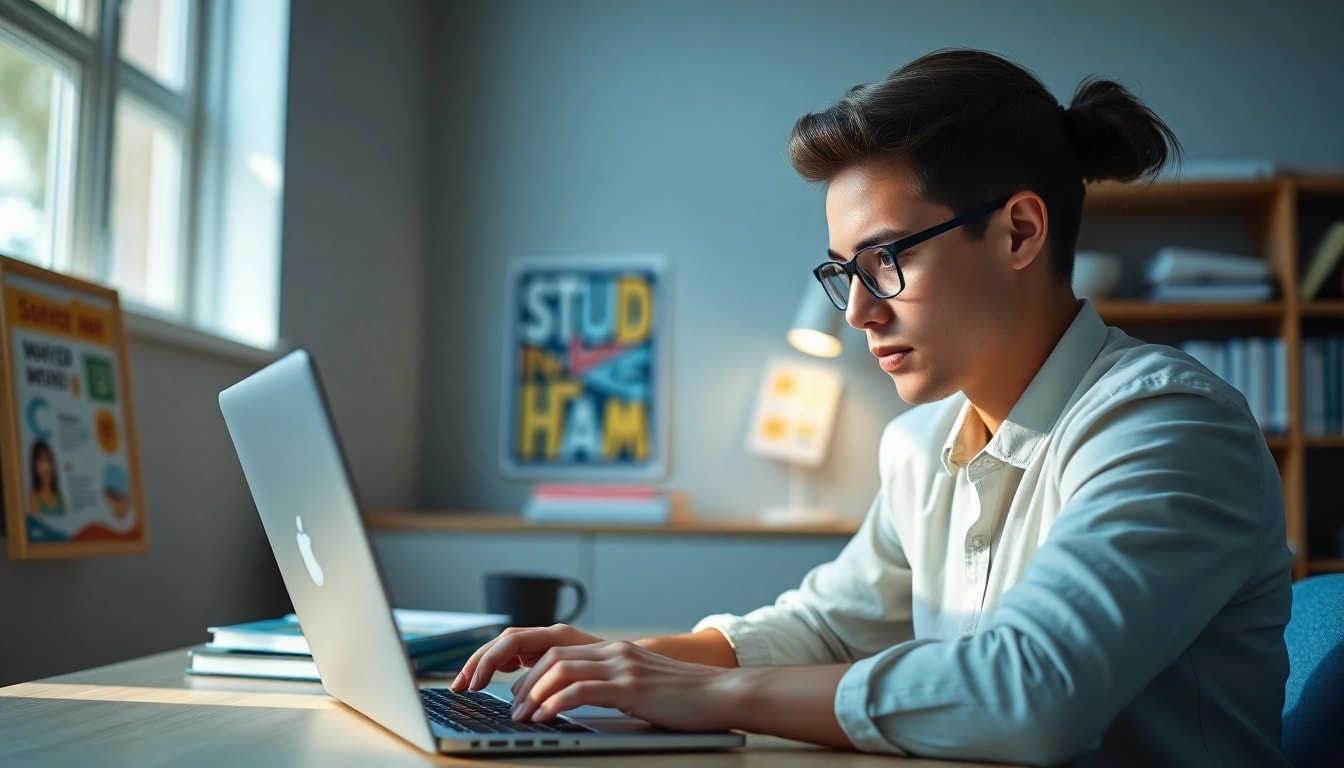 Focused student engaged in studying while preparing to pay someone to take my Microsoft exam.