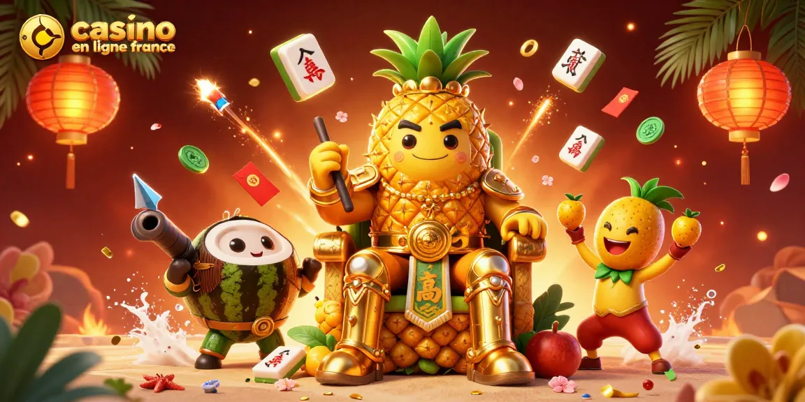 Jouez au casino en ligne France avec des personnages colorés et des éléments de jeu fascinants.