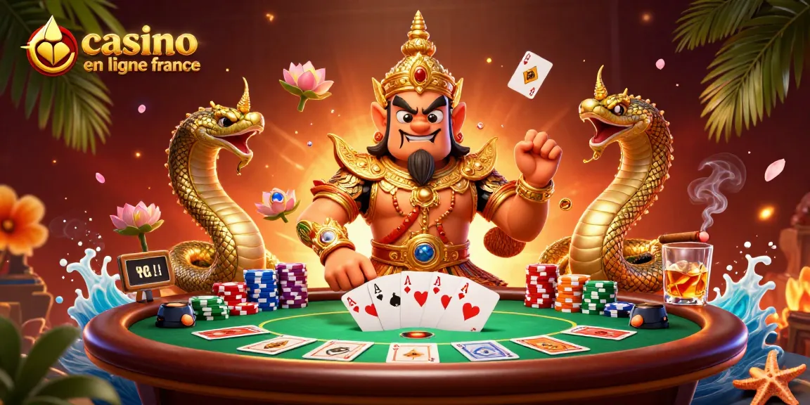Profitez d'une partie captivante au casino en ligne France avec des gardiens mythiques et des jeux de poker animés.