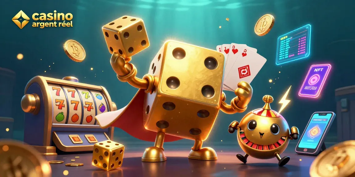 Explorez le monde du casino en ligne argent réel avec ce golem de dés dynamique et des éléments captivants.