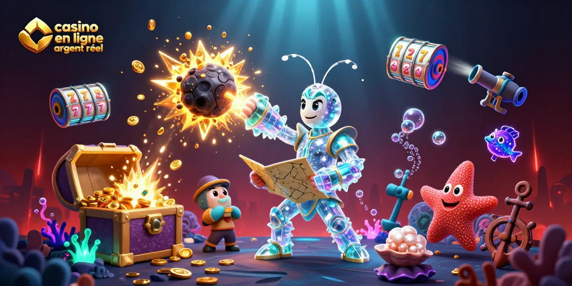Illustrez votre expérience avec casino en ligne argent réel grâce à un combat épique sous-marin et des trésors.