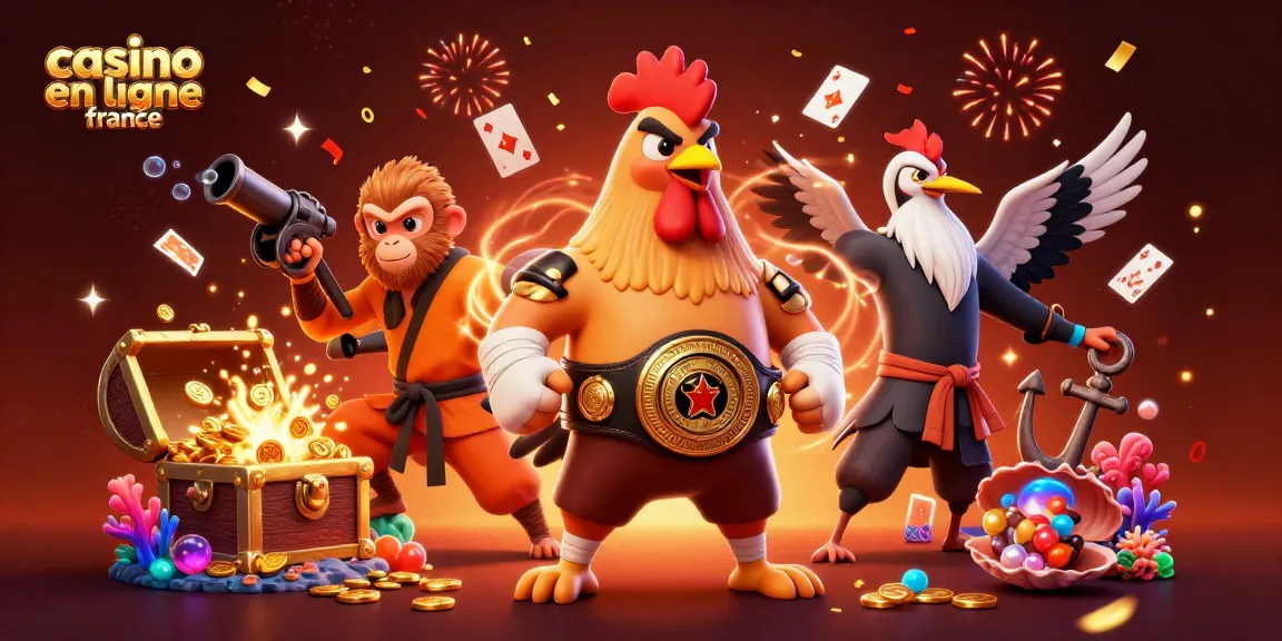 Vivez l'adrénaline du casino en ligne France avec des personnages animés et des trésors éblouissants.