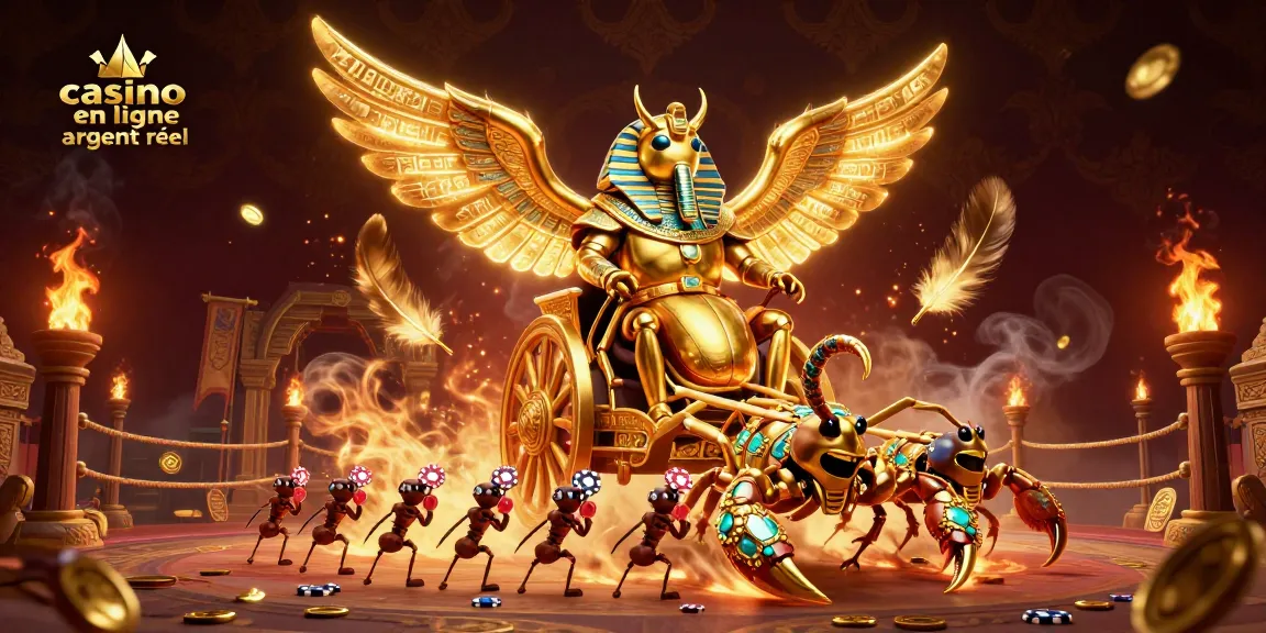 Rassemblez vos gains sur le casino en ligne argent réel avec des personnages colorés et riches en détails.