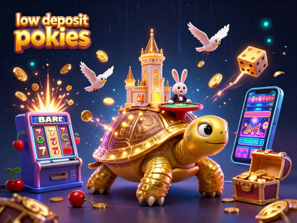 Experience fun and thrill of low deposit pokies with exciting game elements and vibrant visuals!