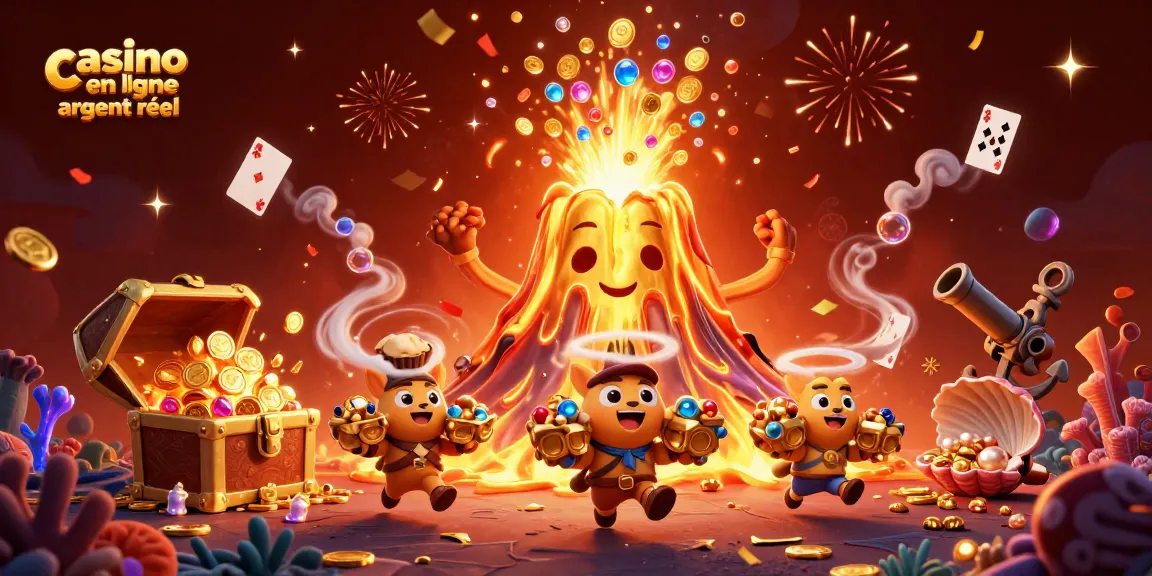 Éveillez vos gains sur casino en ligne argent réel avec des personnages 3D joyeux et des trésors scintillants!
