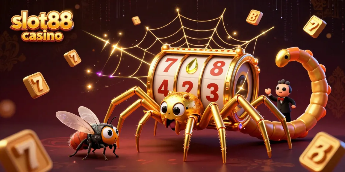 Engage in thrilling gameplay at slot88 casino with dynamic slot reels and vibrant characters.