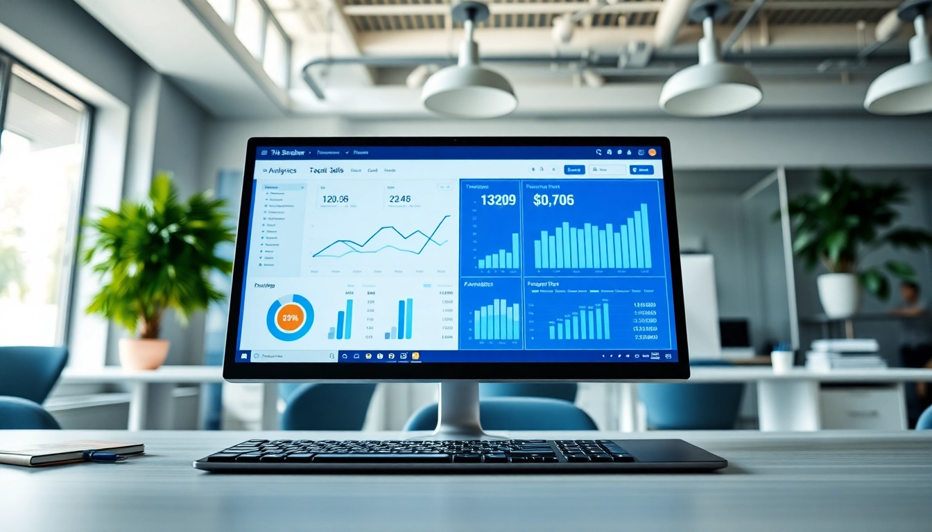 Utilizing the best sales navigator scraping tool for analyzing important sales data on a modern laptop.