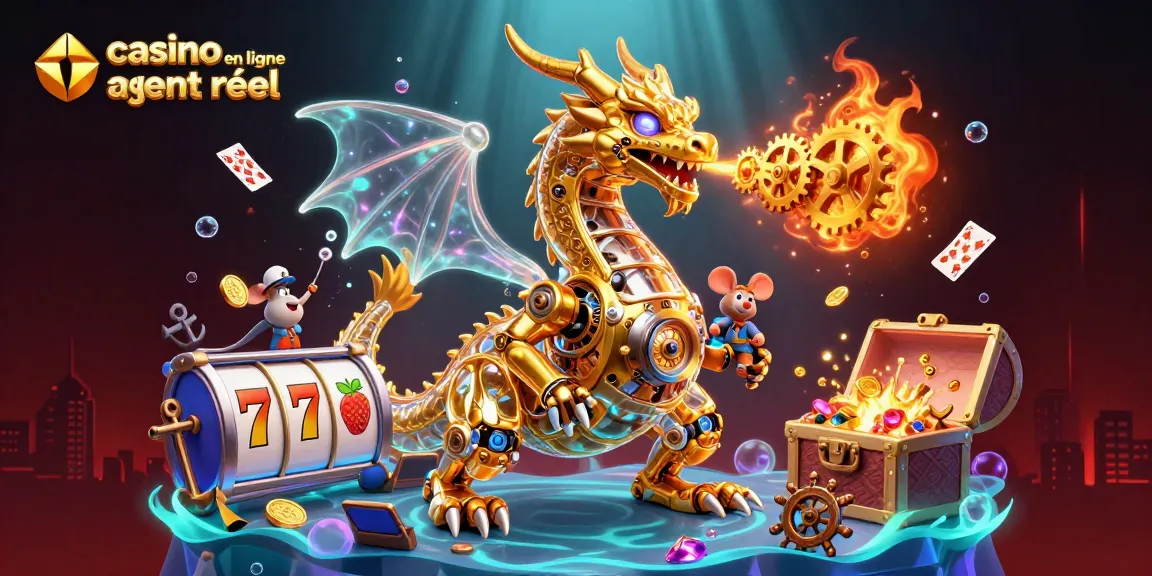Explorez l'univers captivant de casino en ligne argent réel avec une scène riche en détails.