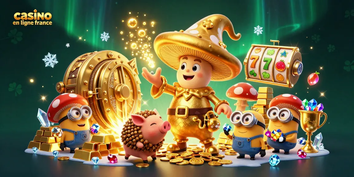 Gagnez des trésors dans un casino en ligne France avec un wizard et son cochon magique!