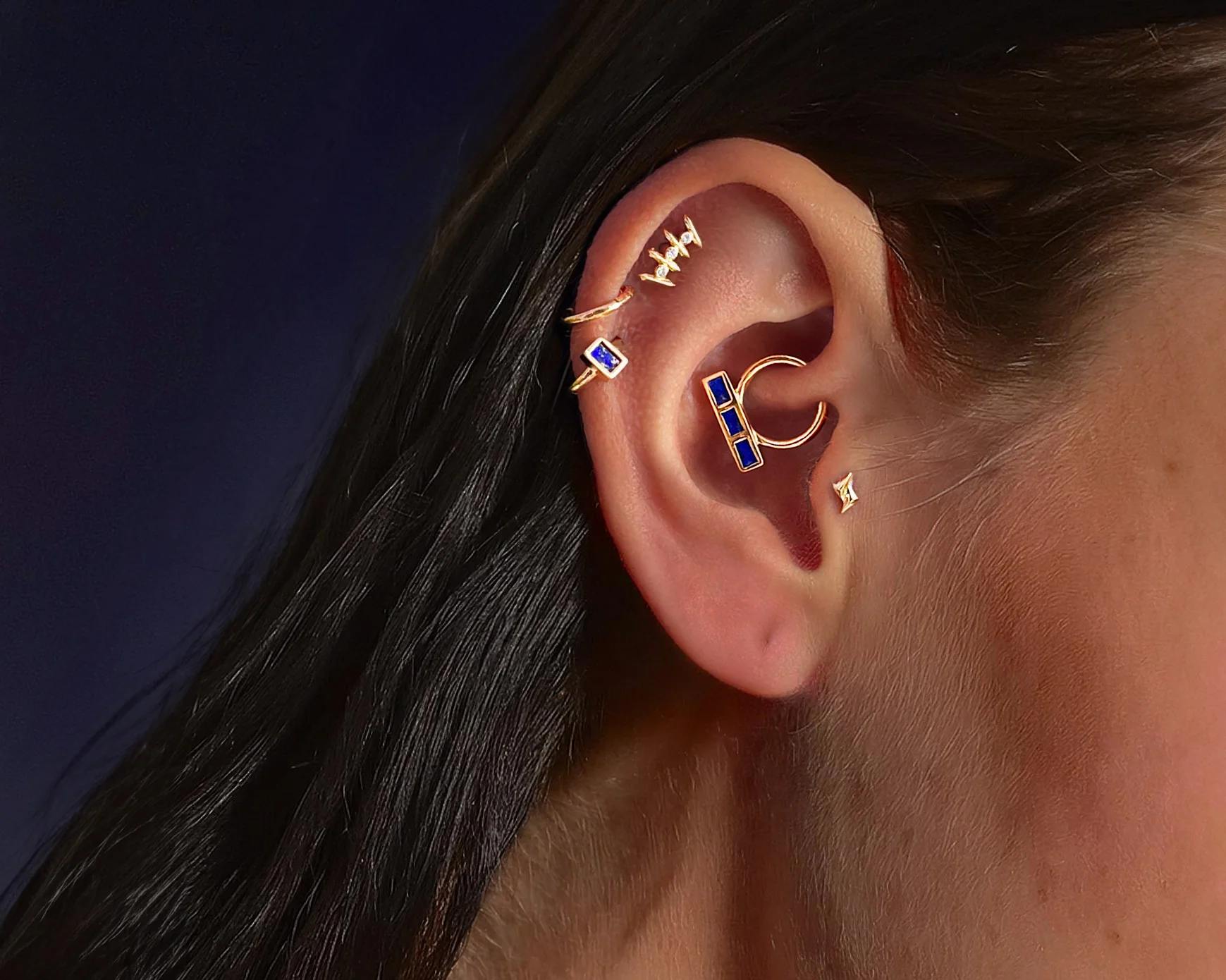Piercing de luxe pour femme – Luxury Piercing Jewelry for Women | Cervin Blanc