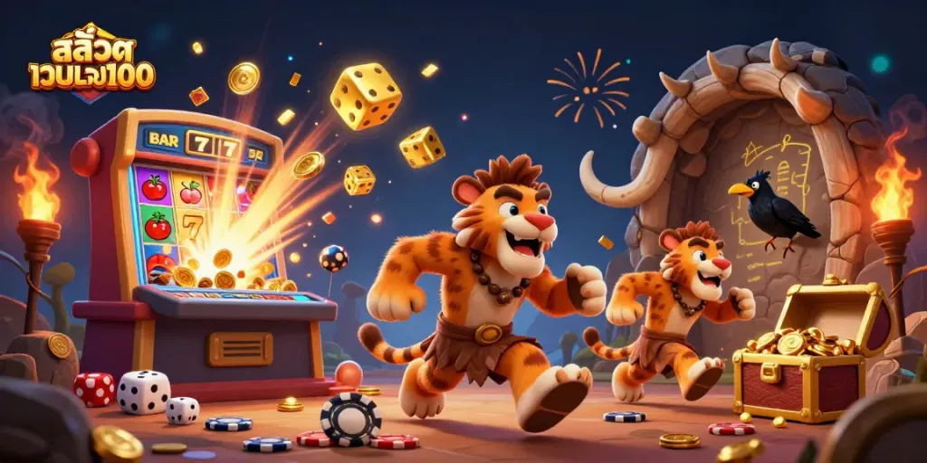 เล่น สล็อตเว็บตรง100 พร้อมแจ็กพอตในภาพการ์ตูน 3D ที่มีสีสันสดใส