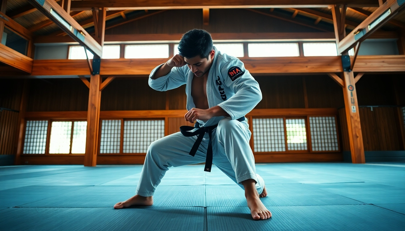 Practicing Brazilian Jiu-Jitsu techniques in stylish Nation Athletic BJJ Gear.