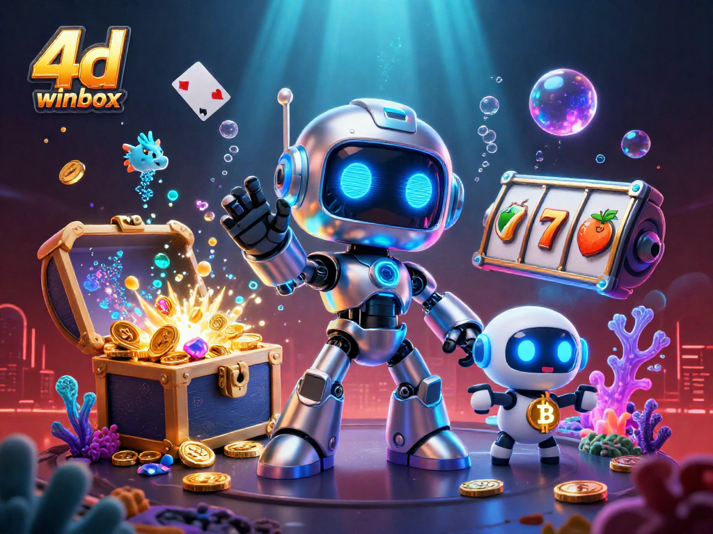 Experience thrilling gameplay with 4d winbox, featuring vibrant characters and exciting casino elements.