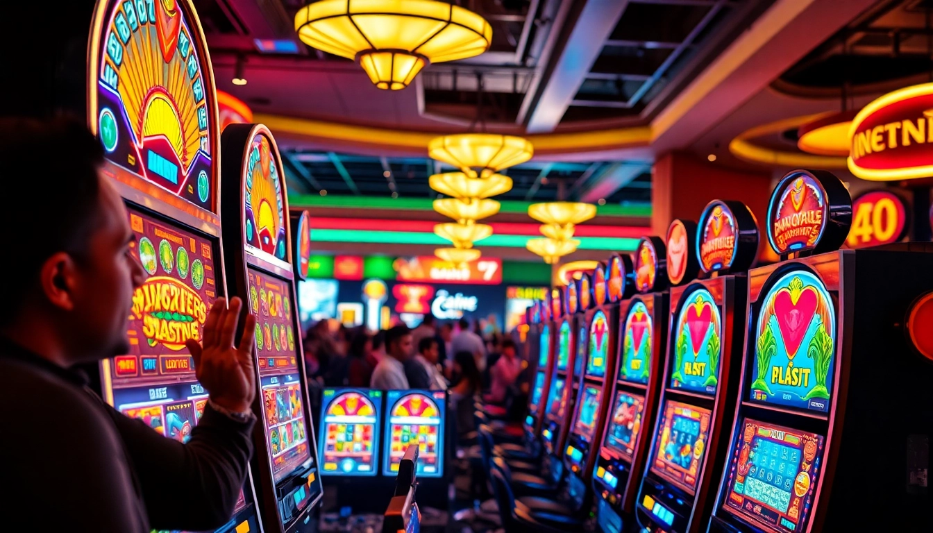 Menampilkan apk slot terbaru di mesin slot dengan grafis berwarna-warni yang menarik.