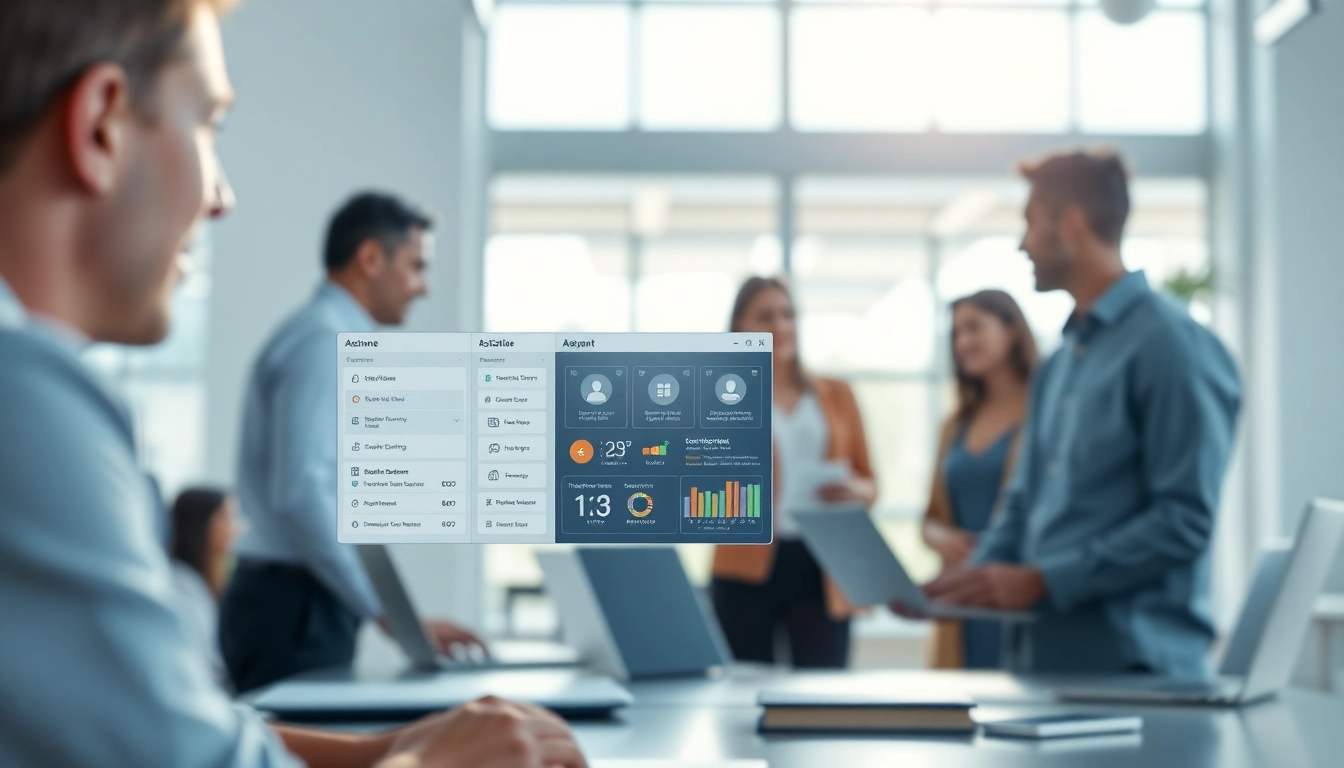 Optimized enterprise assistant software interface enhancing workplace efficiency.