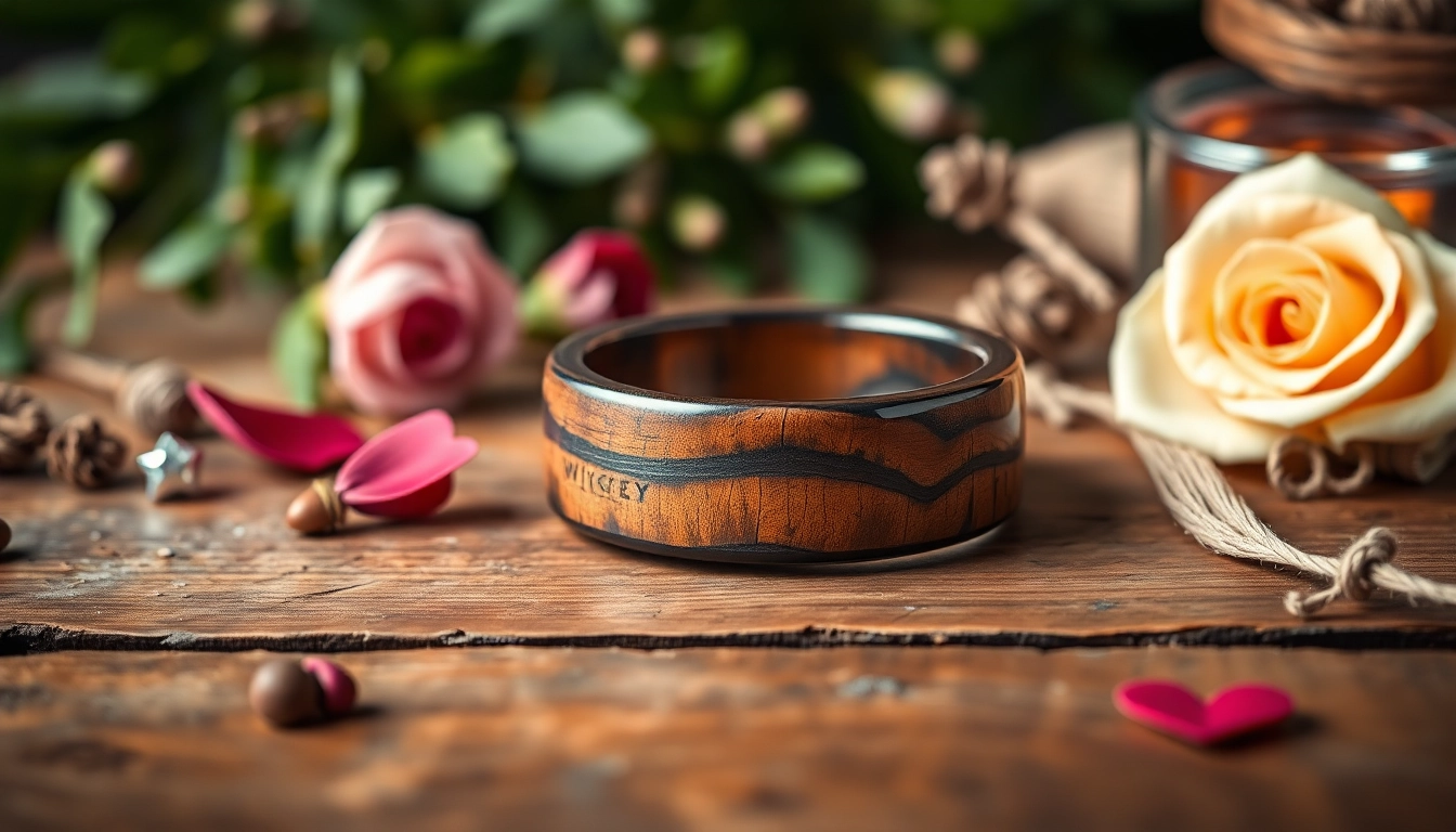 Crafting Lasting Memories with Unique Whiskey Barrel Wedding Bands