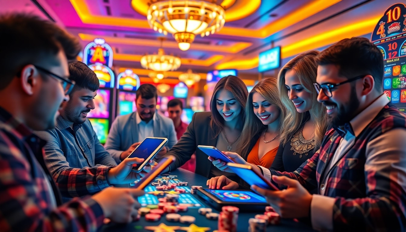 Exciting gameplay at a Non gamstop Casino Uk highlighting vibrant games and players.