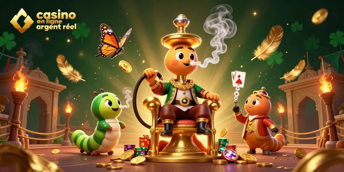Plongez dans l'univers du casino en ligne argent réel avec cette illustration captivante.