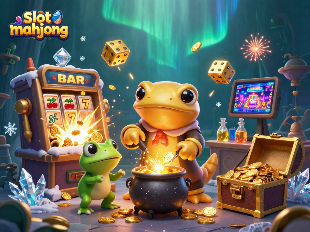 Players enjoy the excitement of slot mahjong with golden alchemists and jackpots exploding.