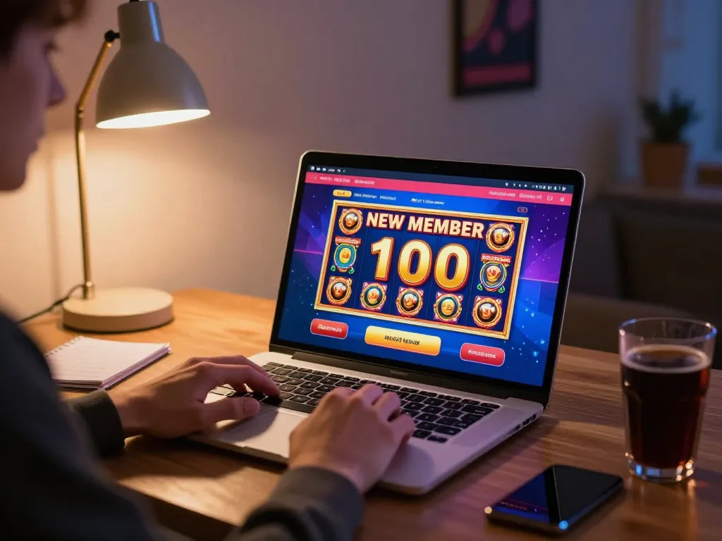 Engaging gameplay with slot bonus new member 100 for new players at home gaming setup