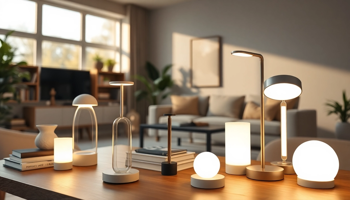 Verken de effecten van led verlichting in een stijlvolle woonkamer.