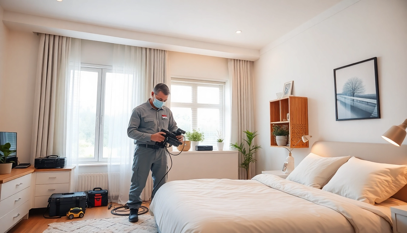 Implement effective bed bug control techniques in a tidy and professional setting.