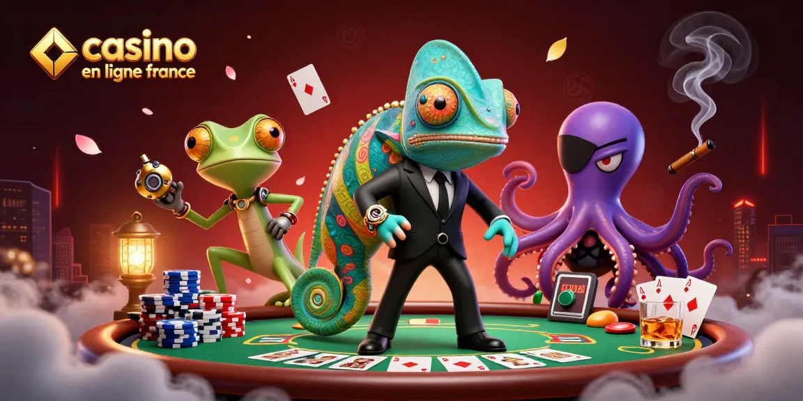 Découvrez un univers captivant avec l'agent secret caméléon et ses compagnons au casino en ligne France.