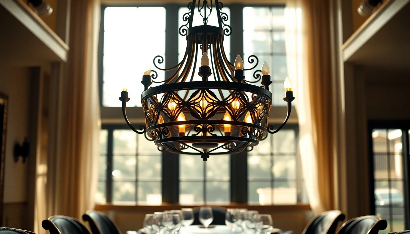 Illuminate your space with a stunning black and gold light fixture, offering elegance and sophistication.