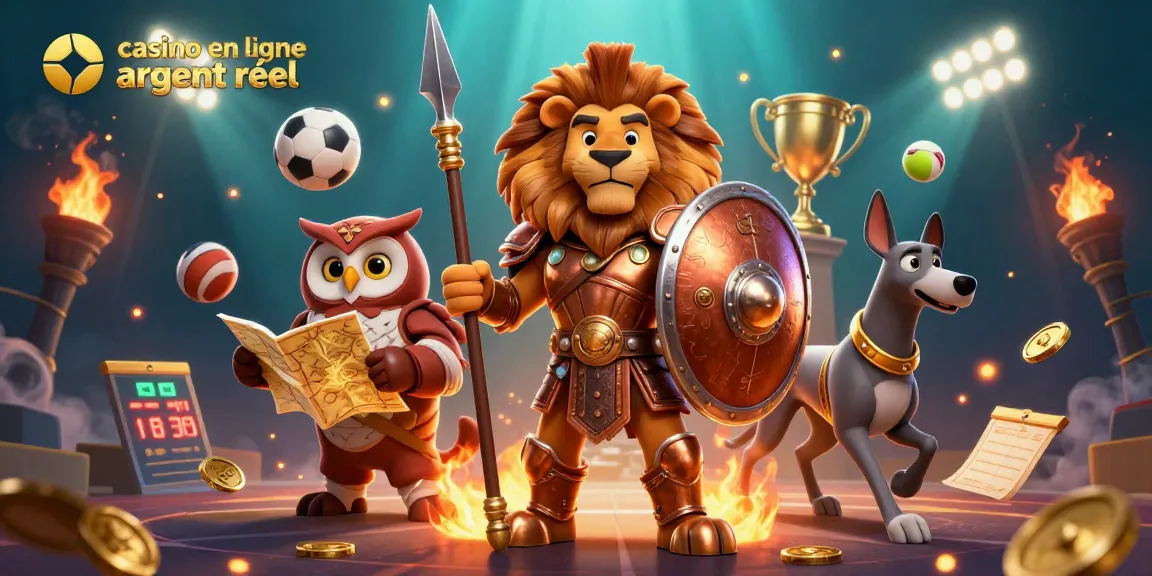 Gagnez des gains au casino en ligne argent réel grâce à une illustration captivante et dynamique.