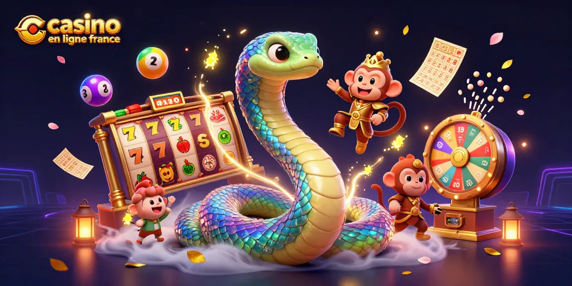 Jouez à des jeux captivants dans le casino en ligne France avec des personnages colorés et des éléments de jeu dynamiques.