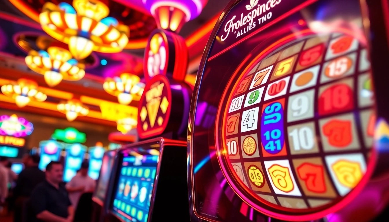Slot77 menciptakan kegembiraan dengan mesin slot yang berkilau di kasino.