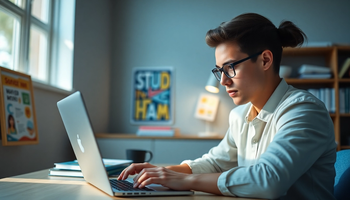 Focused student engaged in studying while preparing to pay someone to take my Microsoft exam.