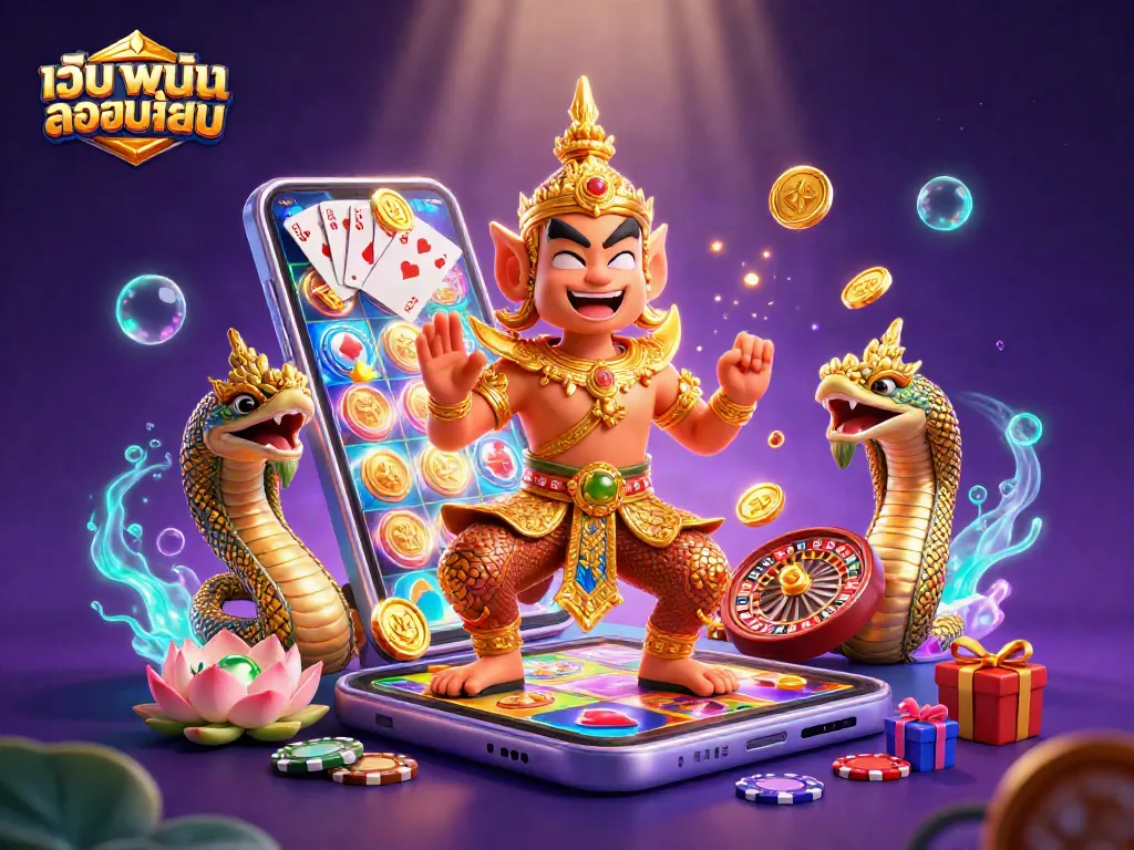 เดิมพันที่เว็บพนันยอดนิยม พร้อมเกมสล็อตและคาสิโนที่น่าตื่นเต้น