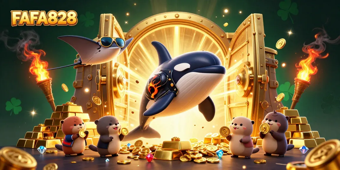 Experience the excitement of FAFA828 with vibrant gaming action and treasures overflowing.