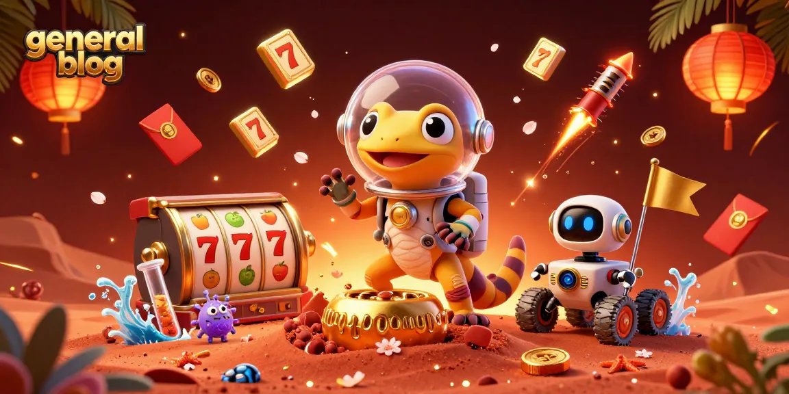 Experience thrilling games on this general blog casino-themed illustration featuring vibrant characters and elements.
