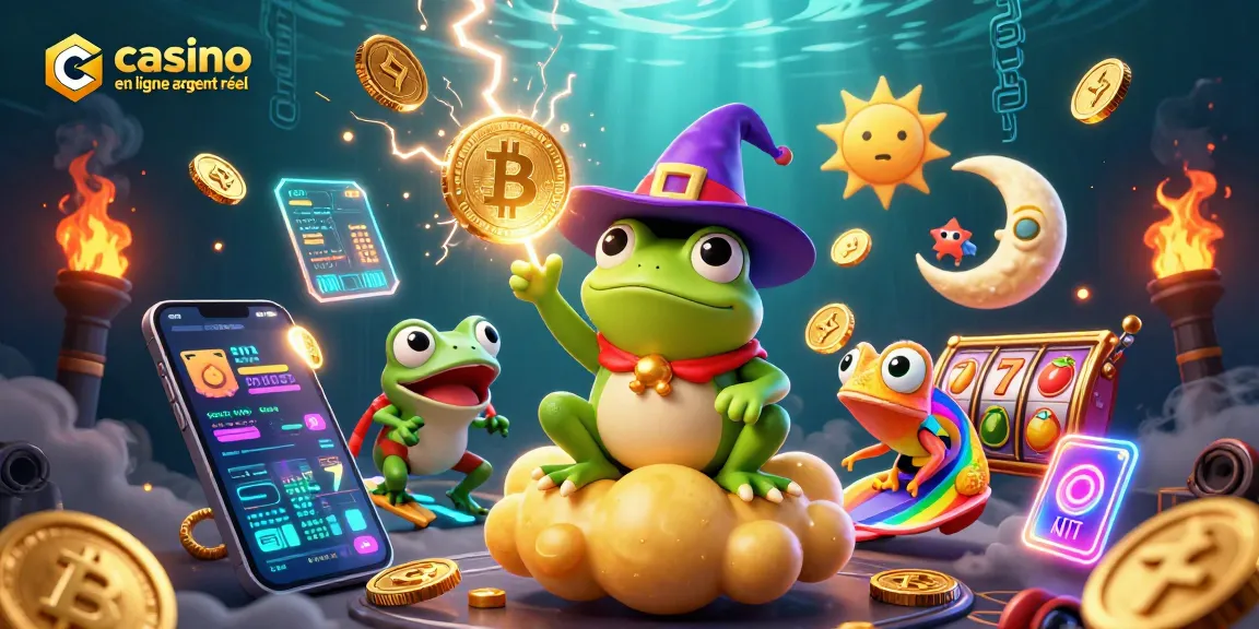 Profitez d'une expérience immersive au casino en ligne argent réel avec des pièces d'or et des personnages animés.