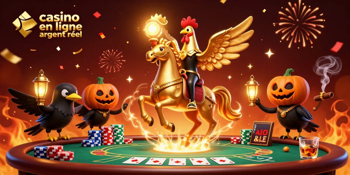 Vivez l'excitation avec casino en ligne argent réel dans cette illustration fantastique animée de casino.