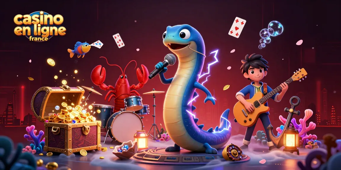 Capturez l'énergie de casino en ligne France avec un concert sous-marin vibrant.