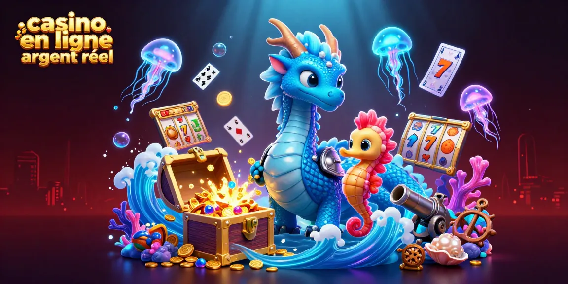Jouez à des jeux passionnants sur un casino en ligne argent réel avec des dragons fantastiques et des trésors sous-marins.