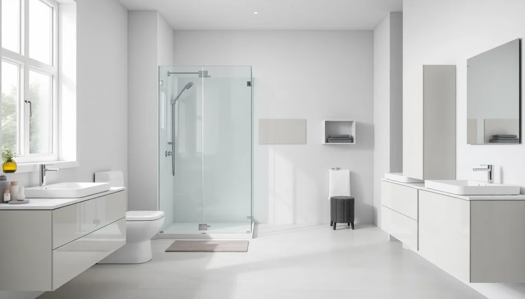 Erleben Sie die moderne Eleganz von sonni sanitär in einem stilvollen Badezimmer mit cleveren Designs.