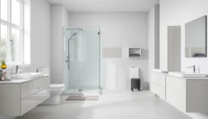 Erleben Sie die moderne Eleganz von sonni sanitär in einem stilvollen Badezimmer mit cleveren Designs.