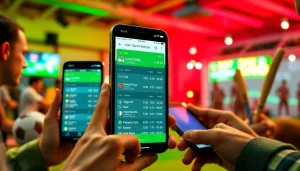 Engaging display of the best sports betting apps India showcasing live odds on a mobile device.