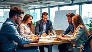 Enhancing visibility with expert seo services in malaysia in a collaborative office setting.